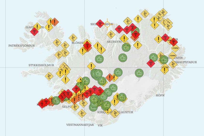 Náttúrukortið í júní 2022.